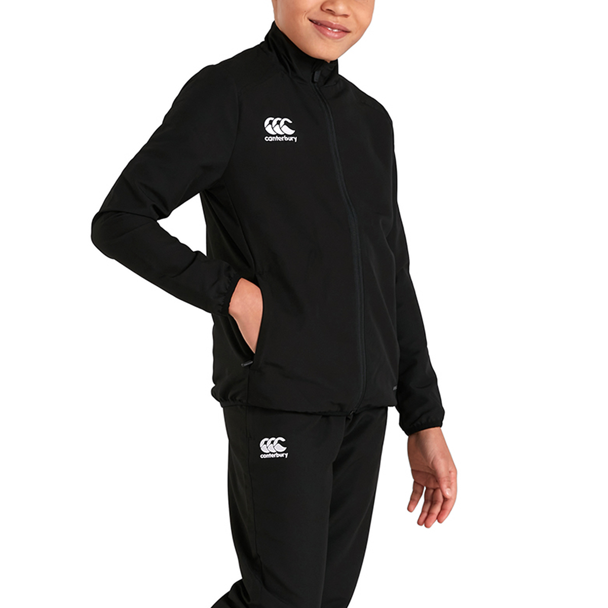 Canterbury Club Track Jacket Black Kids - Model Canterbury Club Track Jacket Black Kids - Model