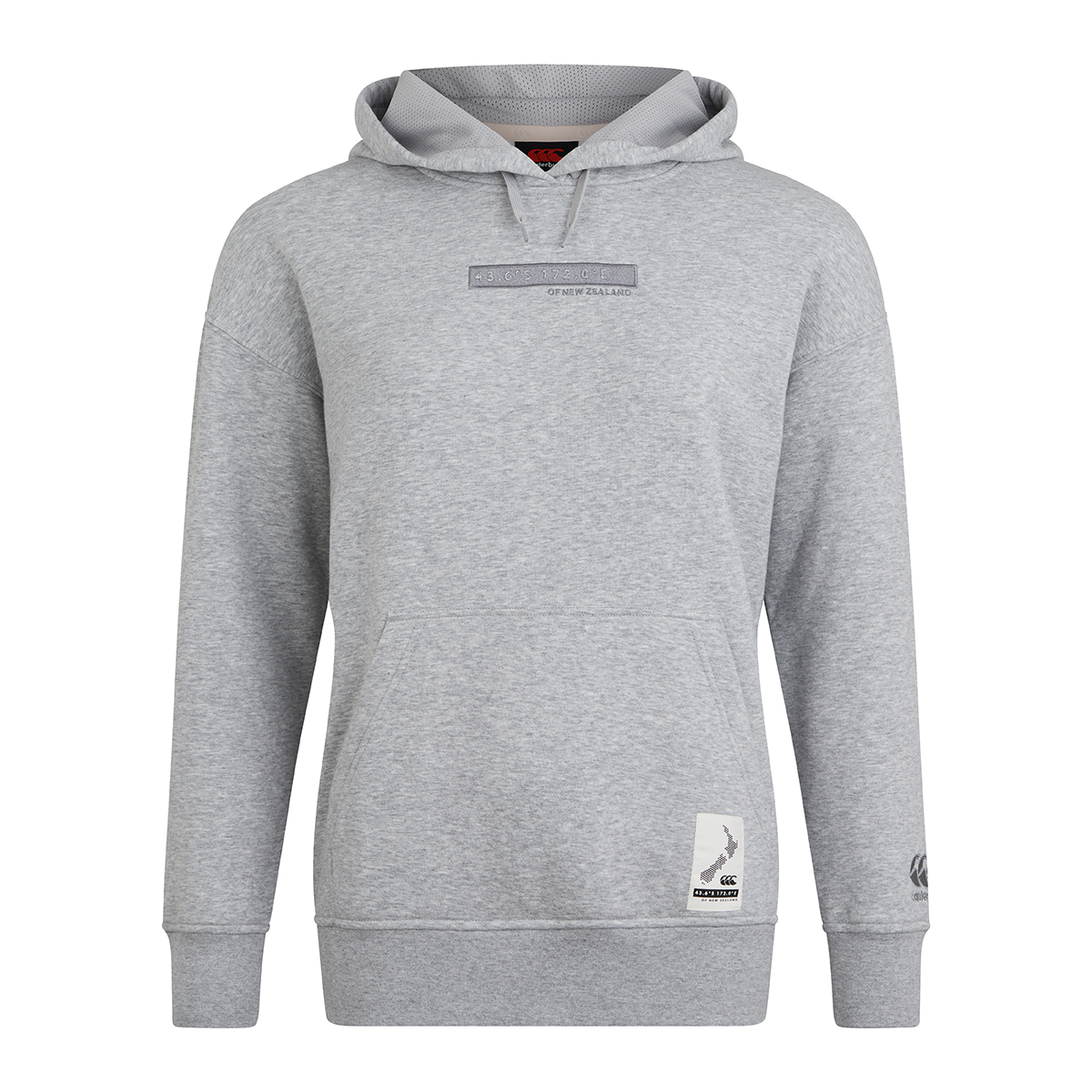 Canterbury Womens Oversize Hoodie - Classic Marl - Front Canterbury Womens Oversize Hoodie - Classic Marl - Front