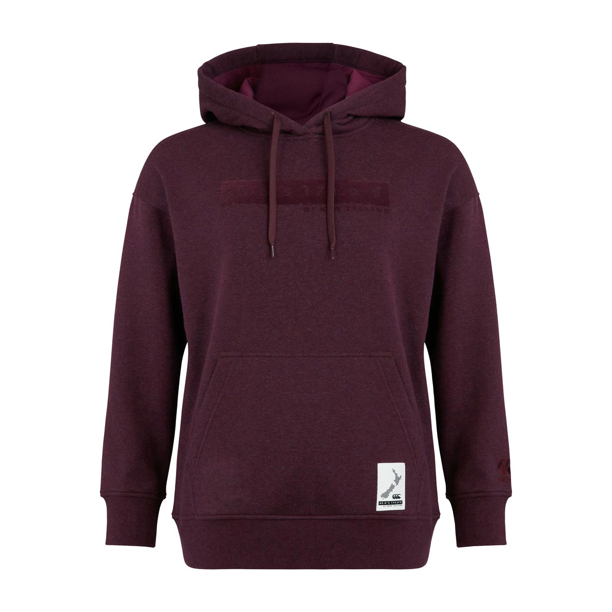 Canterbury Womens Oversize Hoodie - Winetasting - Front Canterbury Womens Oversize Hoodie - Winetasting - Front