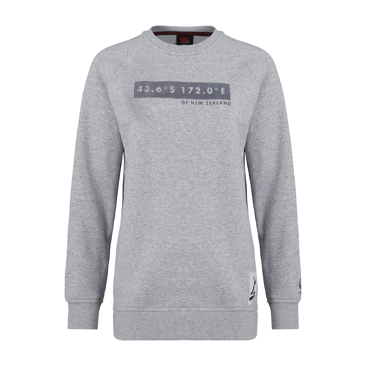 Canterbury Womens Crew Neck Sweatshirt - Classic Marl - Front Canterbury Womens Crew Neck Sweatshirt - Classic Marl - Front