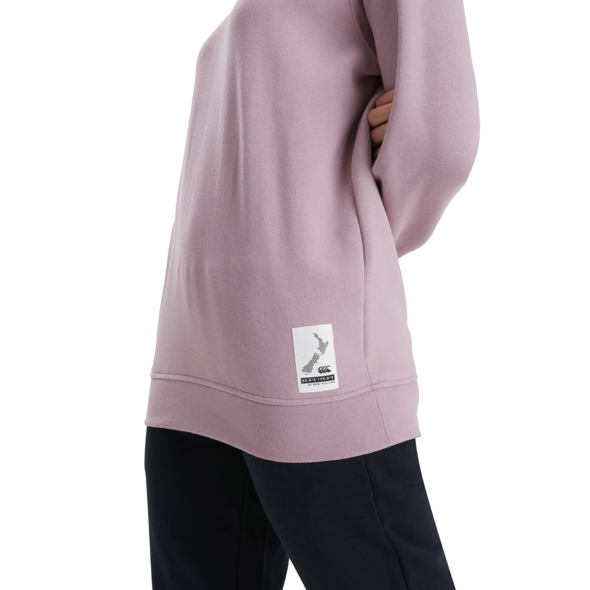 Canterbury Womens Crew Neck Sweatshirt - Elderberry - Hem Canterbury Womens Crew Neck Sweatshirt - Elderberry - Hem