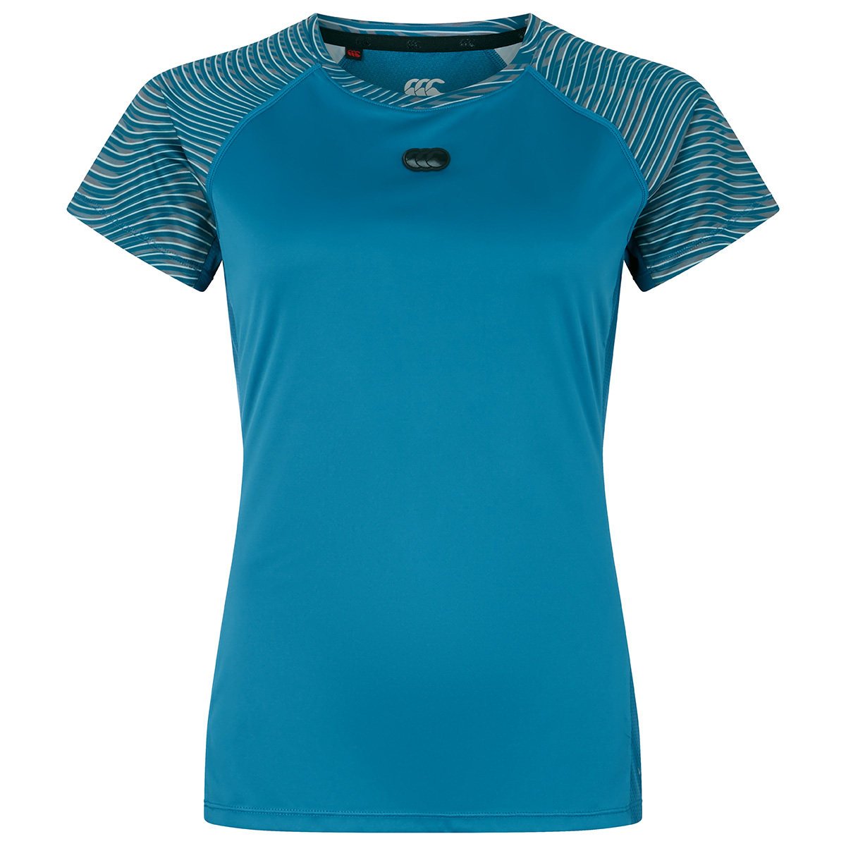 Canterbury Womens Superlight Graphic Training Tee - Blue Coral - Canterbury Womens Superlight Graphic Training Tee - Blue Coral -