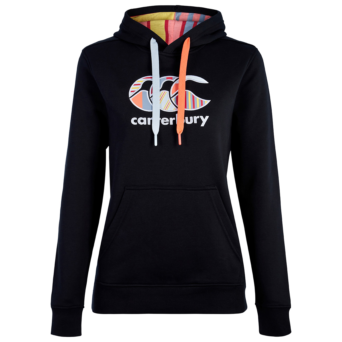 Canterbury Womens Uglies Pullover Hoodie - Jet Black - Front Canterbury Womens Uglies Pullover Hoodie - Jet Black - Front