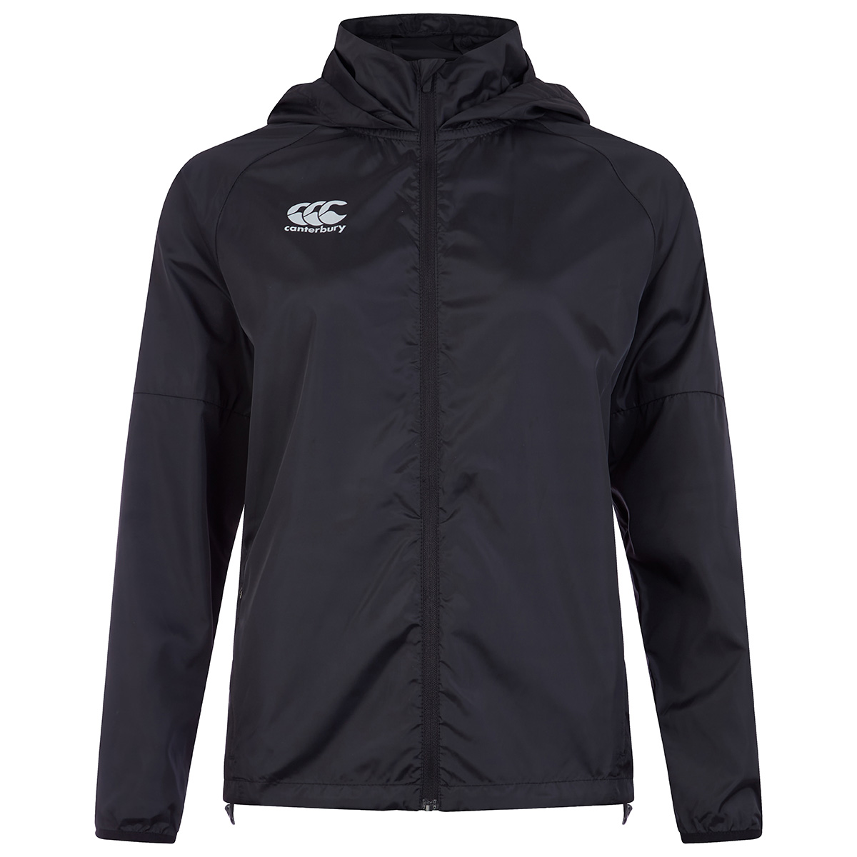 Canterbury Womens Lightweight Training Jacket - Black - Front Canterbury Womens Lightweight Training Jacket - Black - Front