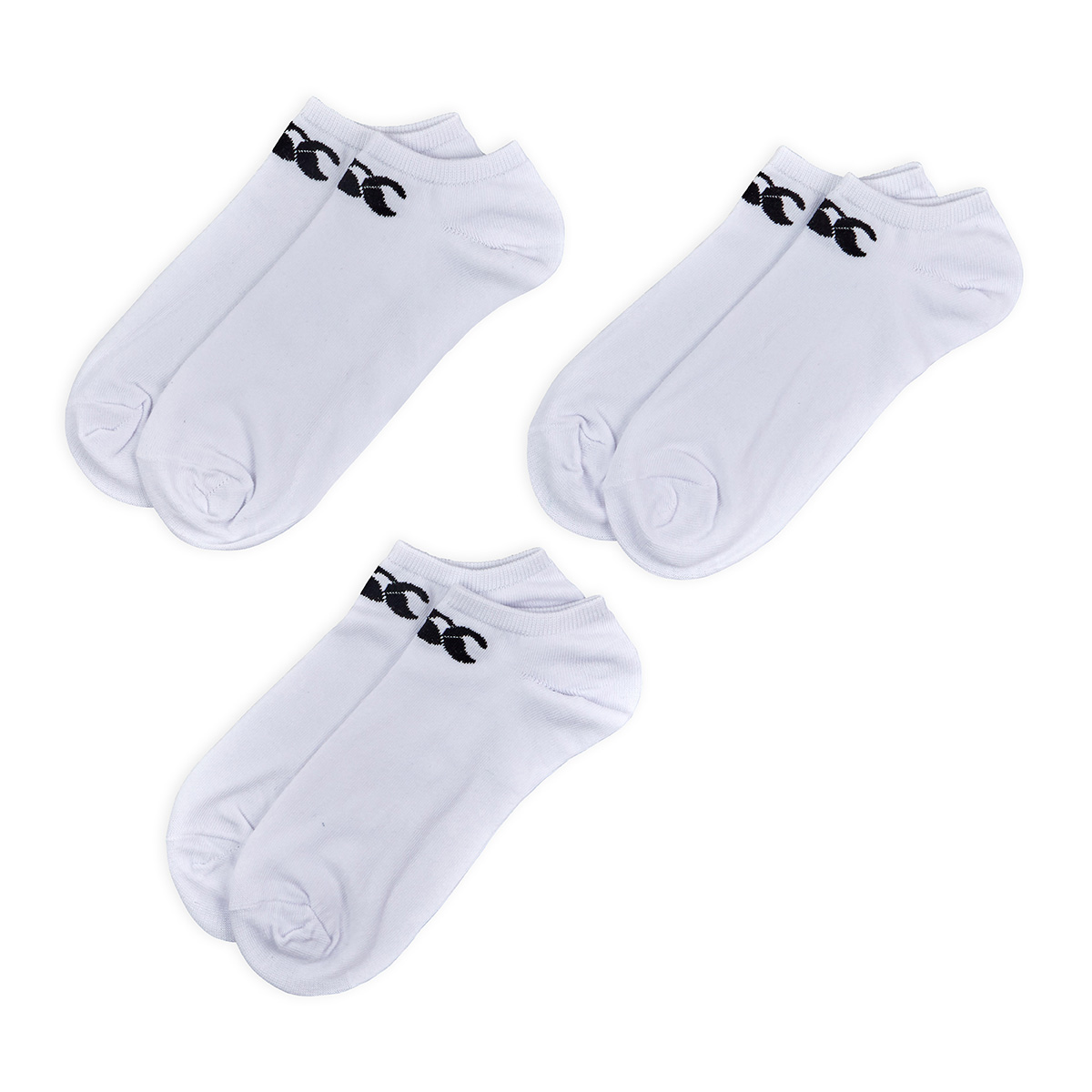 Canterbury Adults 3 Pack Trainer Socks - White - 3 Pairs Canterbury Adults 3 Pack Trainer Socks - White - 3 Pairs