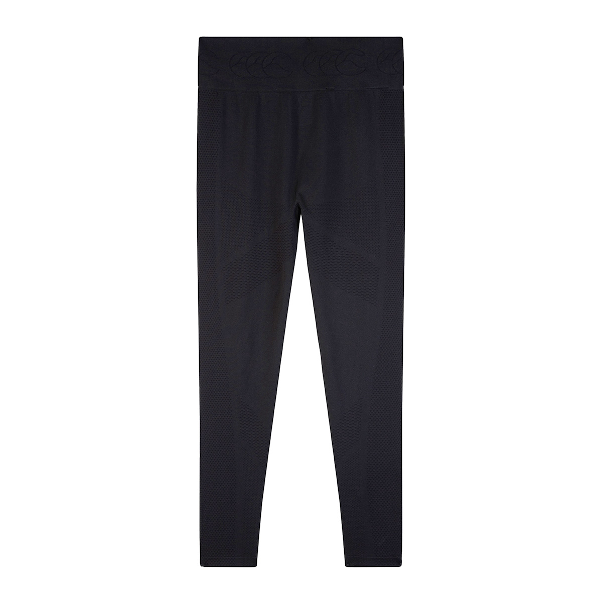 Canterbury Womens Seamless Leggings - Black - Front Canterbury Womens Seamless Leggings - Black - Front