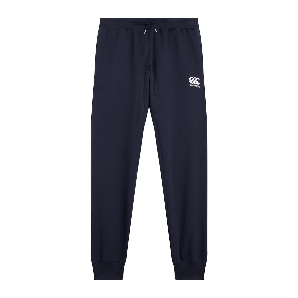 Canterbury Cuffed Sweat Pants Navy - Front Canterbury Cuffed Sweat Pants Navy - Front