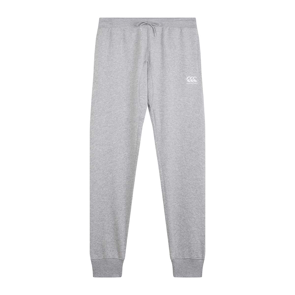Canterbury Cuffed Sweat Pants Grey - Front Canterbury Cuffed Sweat Pants Grey - Front