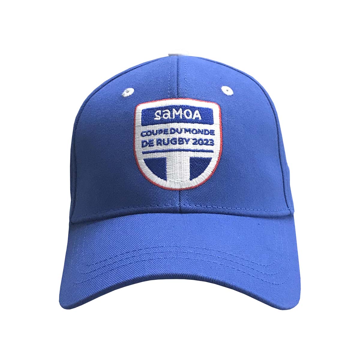 Adults Samoa Rugby World Cup 2023 Cap - Royal - Front Adults Samoa Rugby World Cup 2023 Cap - Royal - Front