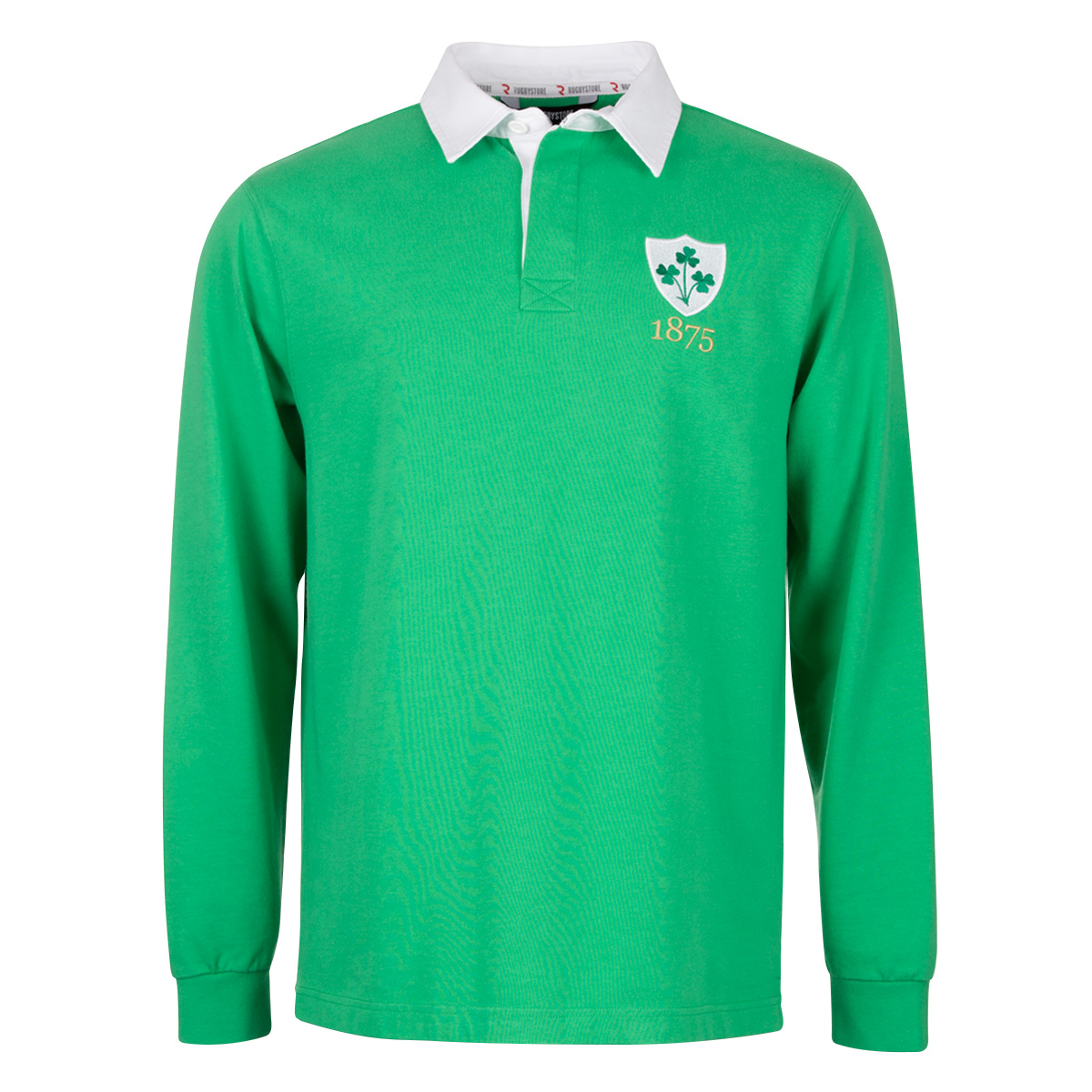 Rugbystore Ireland 1875 Mens Rugby Shirt - Long Sleeve Green - F Rugbystore Ireland 1875 Mens Rugby Shirt - Long Sleeve Green - F