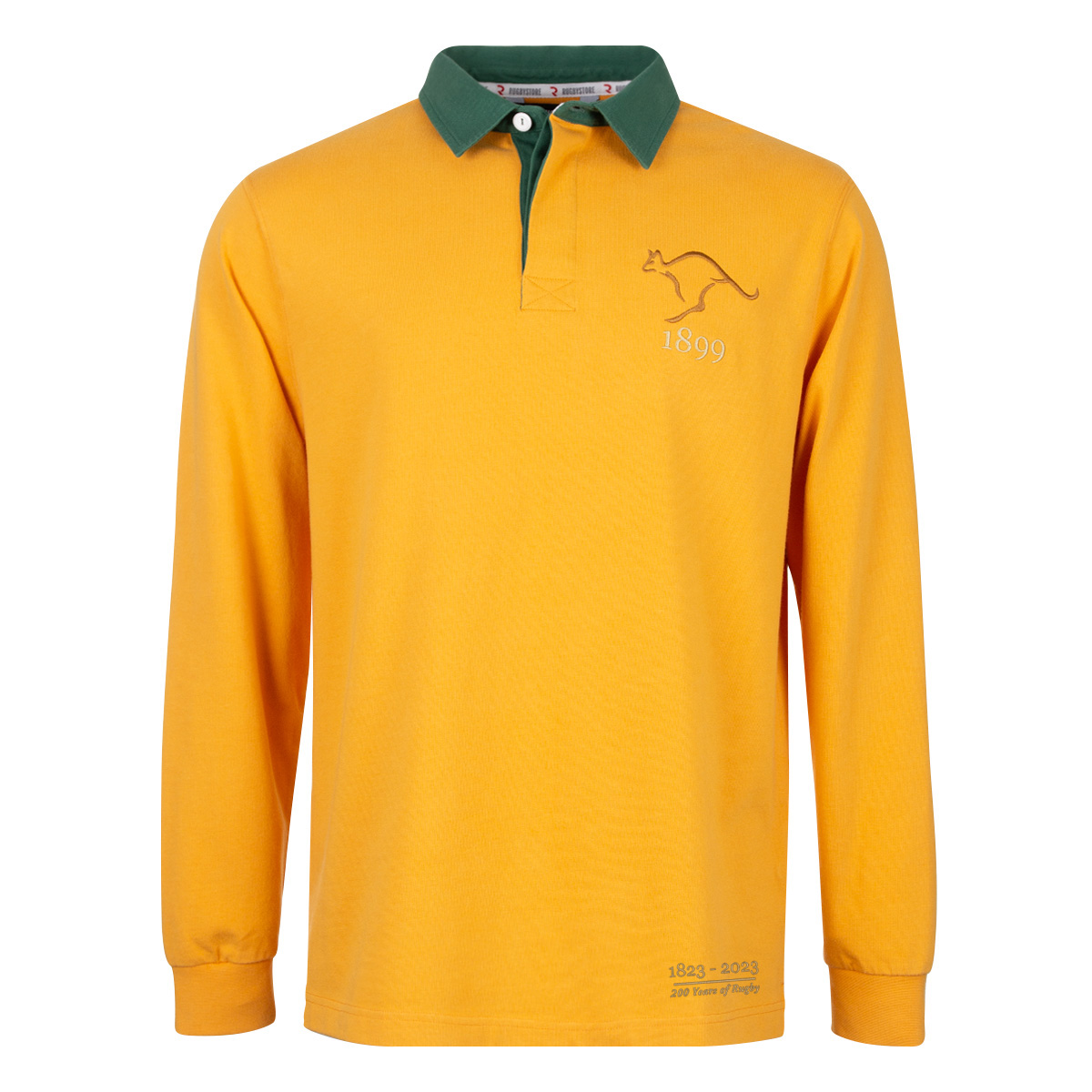 Rugbystore Australia Mens 1899 200 Years of Rugby Shirt - Gold - Rugbystore Australia Mens 1899 200 Years of Rugby Shirt - Gold -