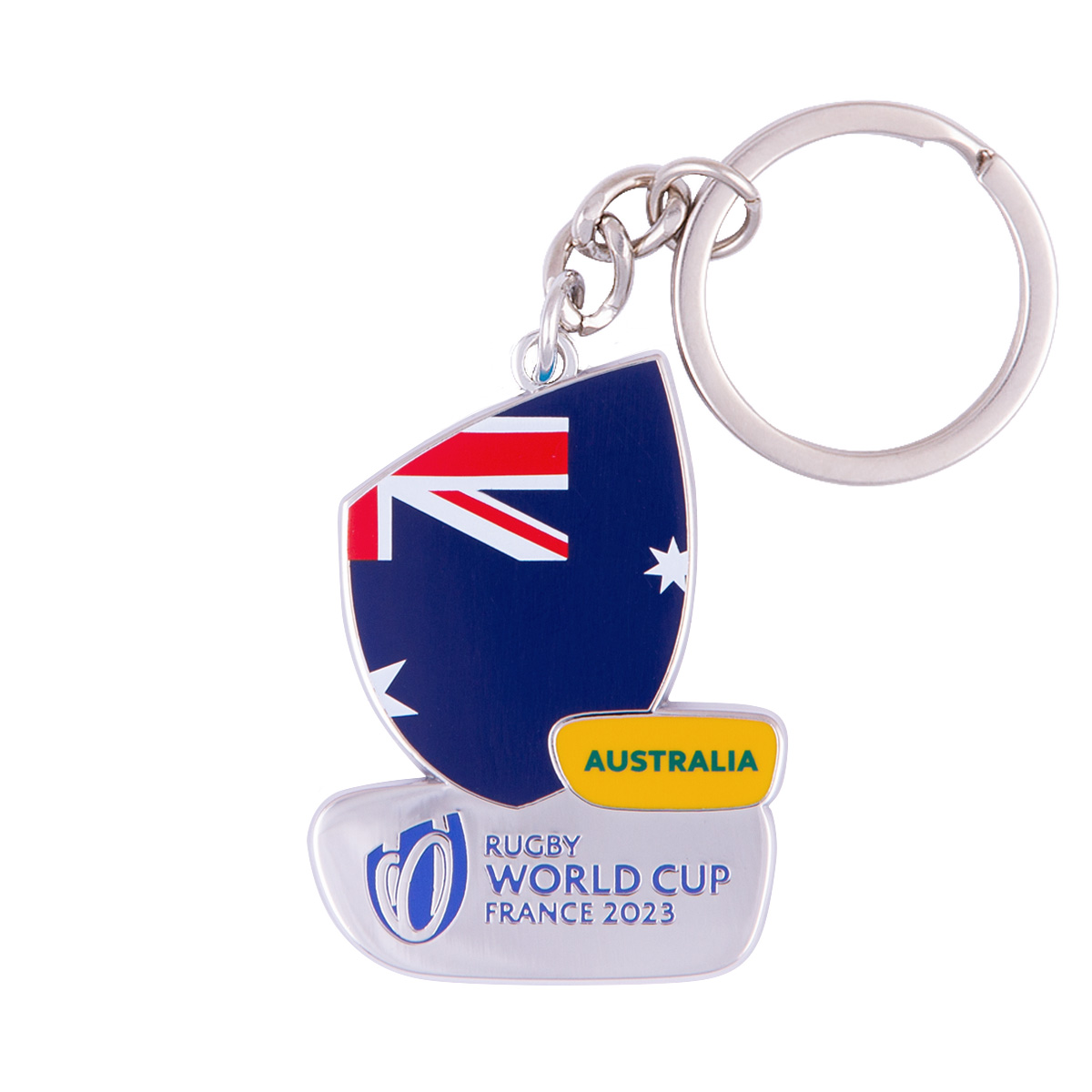 Rugby World Cup 2023 Australia Flag Keyring - Front Rugby World Cup 2023 Australia Flag Keyring - Front