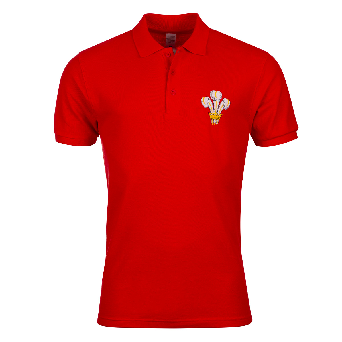 Wales Classic Polo Red - Front Wales Classic Polo Red - Front