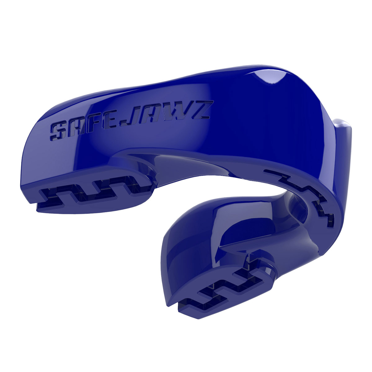 SafeJawz Intro Series Blue Mouthguard - Front SafeJawz Intro Series Blue Mouthguard - Front