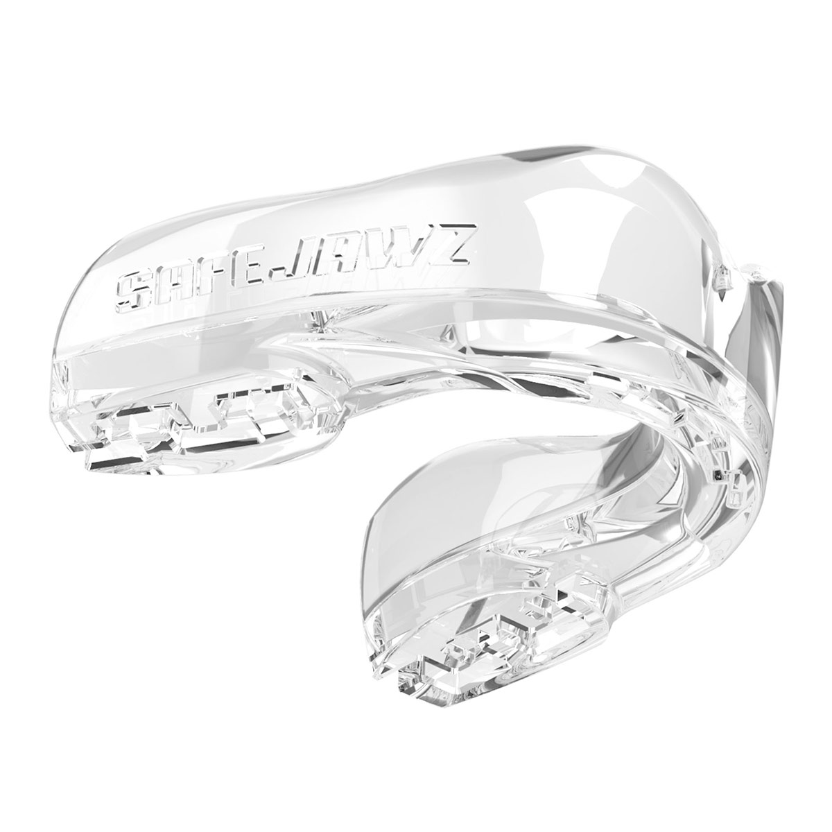 SafeJawz Intro Series Clear Mouthguard - Front SafeJawz Intro Series Clear Mouthguard - Front