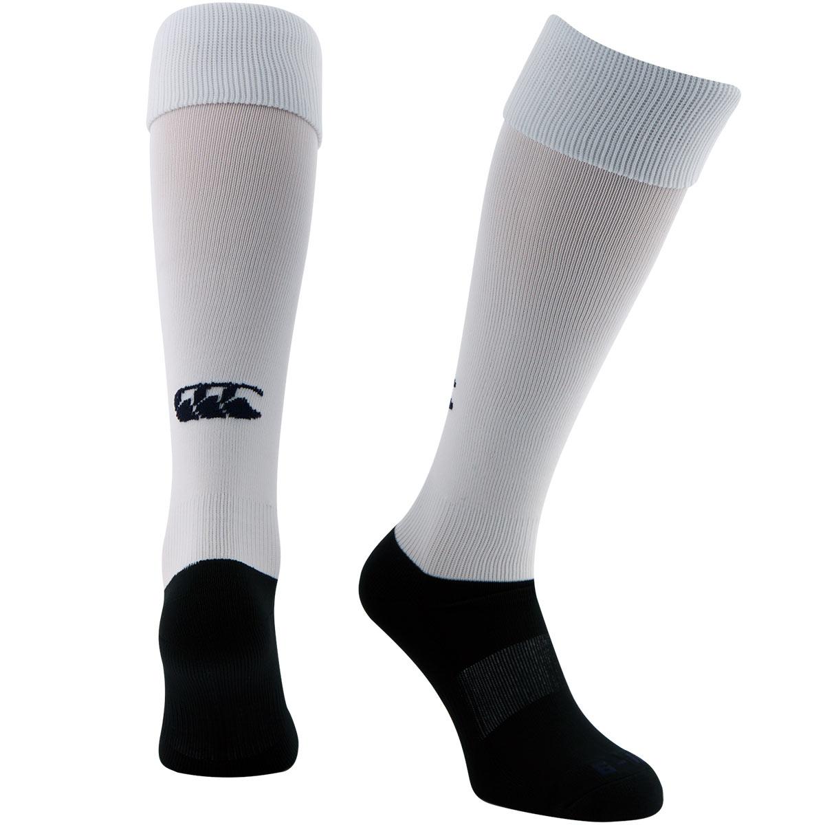Canterbury Playing Socks White - Front Canterbury Playing Socks White - Front