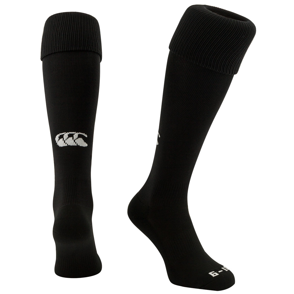 Canterbury Playing Socks Black - Front Canterbury Playing Socks Black - Front