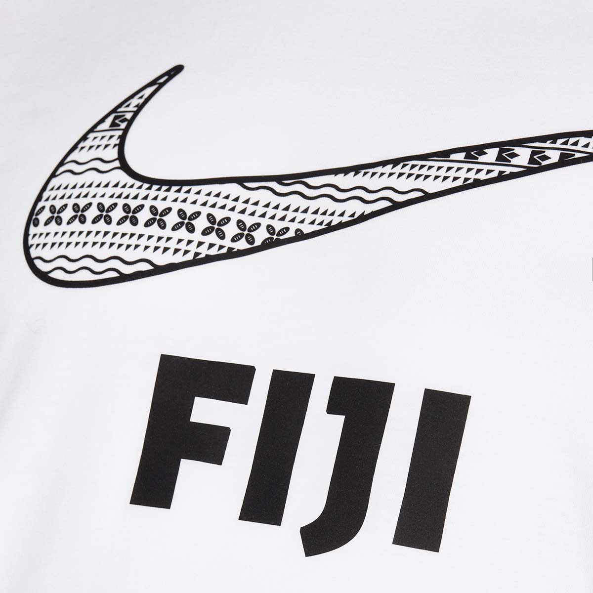 Nike Fiji Mens Swoosh Tee - White - Logos 