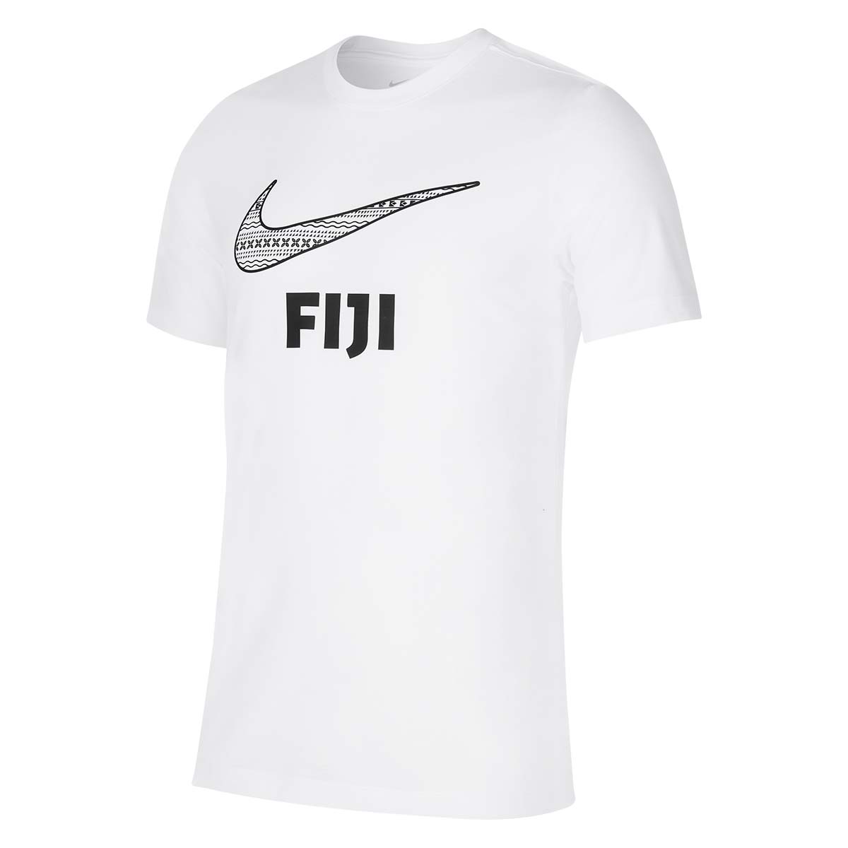 Nike Fiji Mens Swoosh Tee - White - Front 