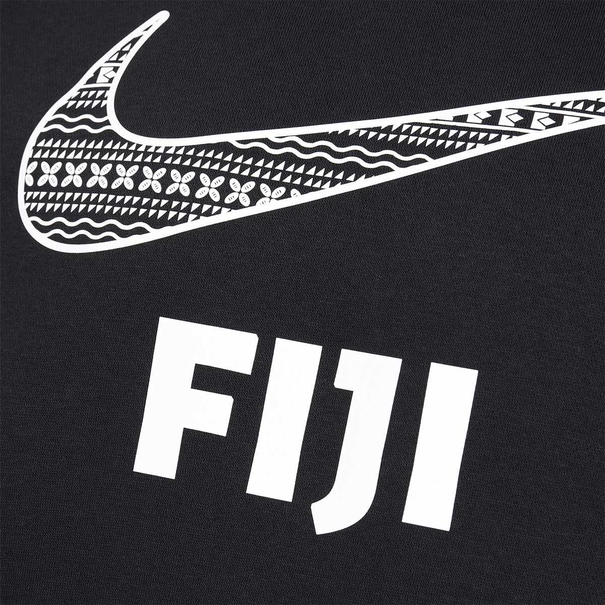 Nike Fiji Mens Pullover Hoodie - Black - Logo 