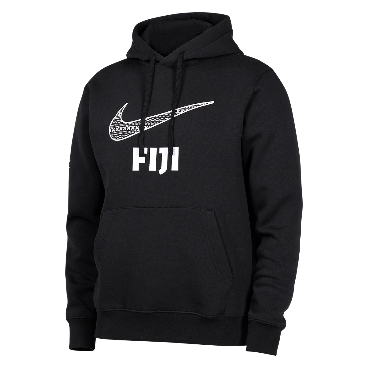 Nike Fiji Mens Pullover Hoodie - Black - Front 