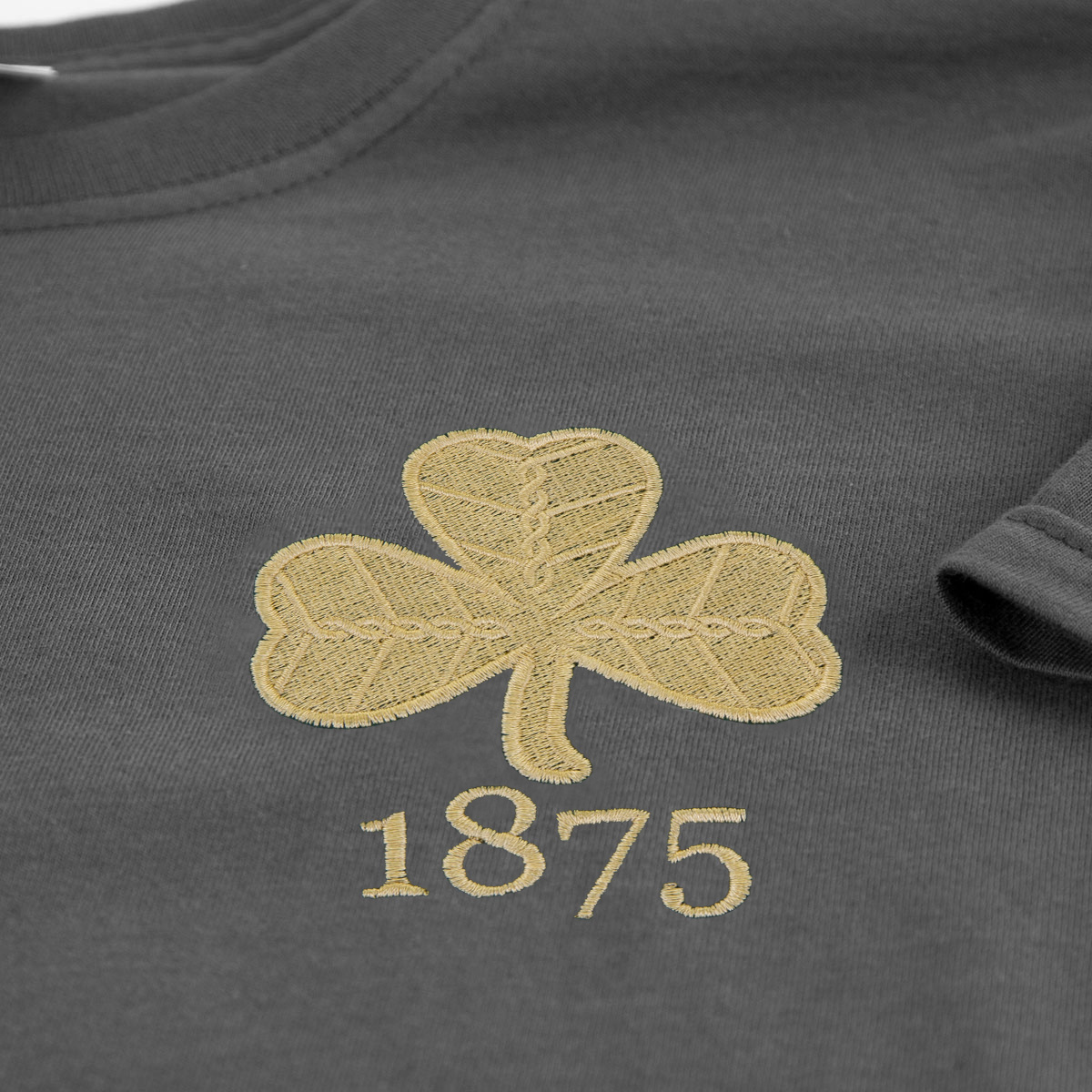 Mens Ireland 1875 Tee - Charcoal - Badge 