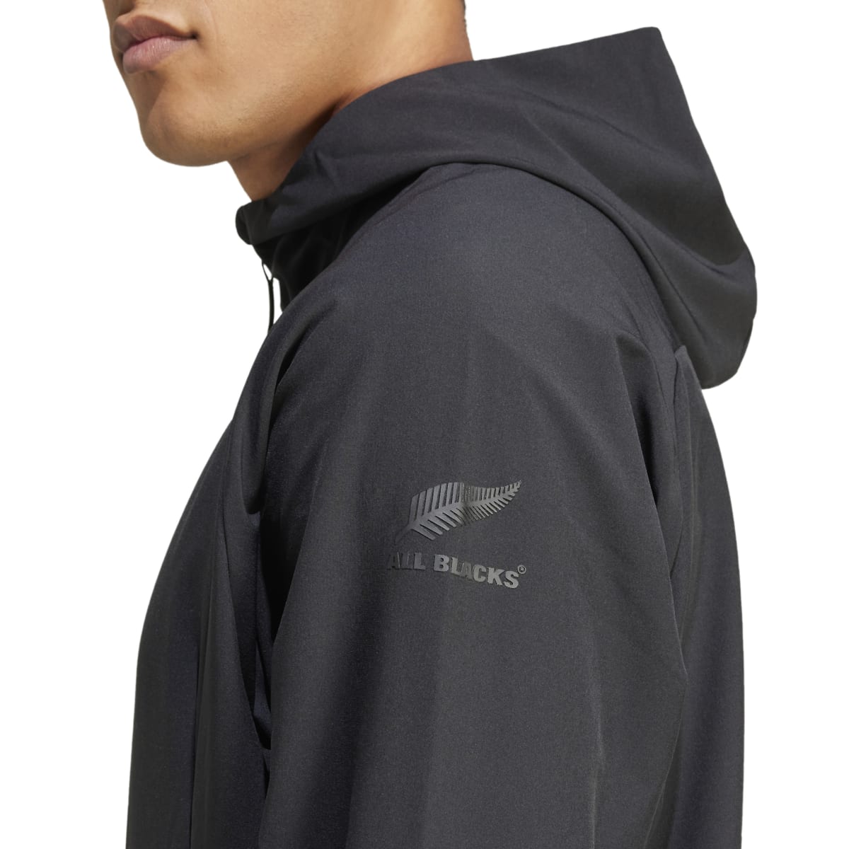 All Blacks Mens ZNE Full Zip Hoodie - Black 24/25