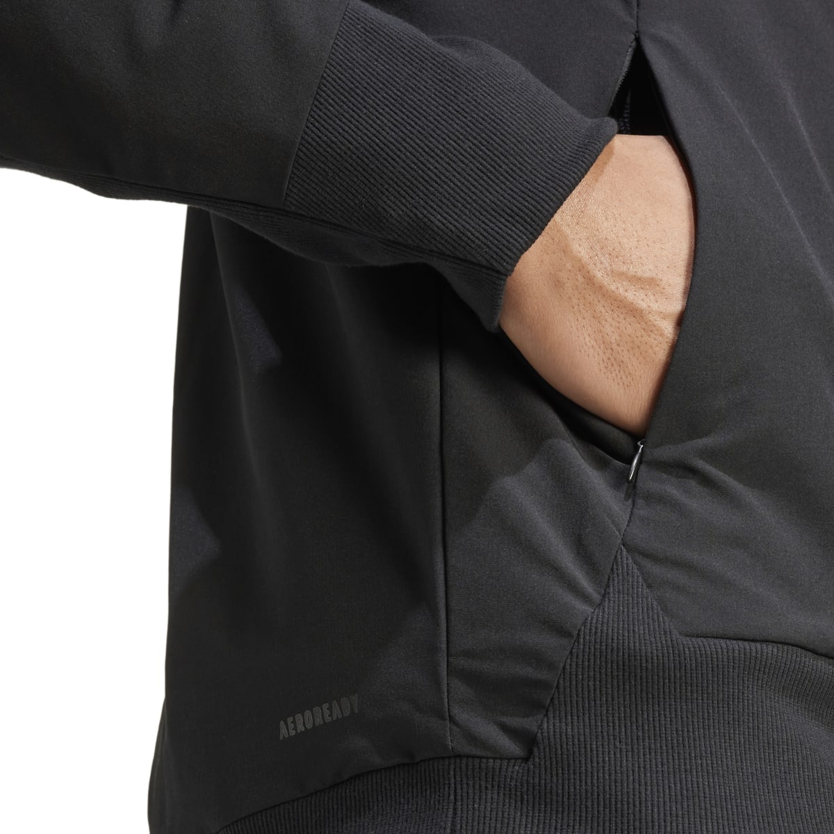 All Blacks Mens ZNE Full Zip Hoodie - Black 24/25