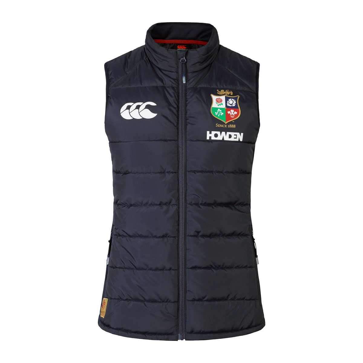 British and Irish Lions Womens Microlight Gilet Navy - Front British and Irish Lions Womens Microlight Gilet Navy - Front