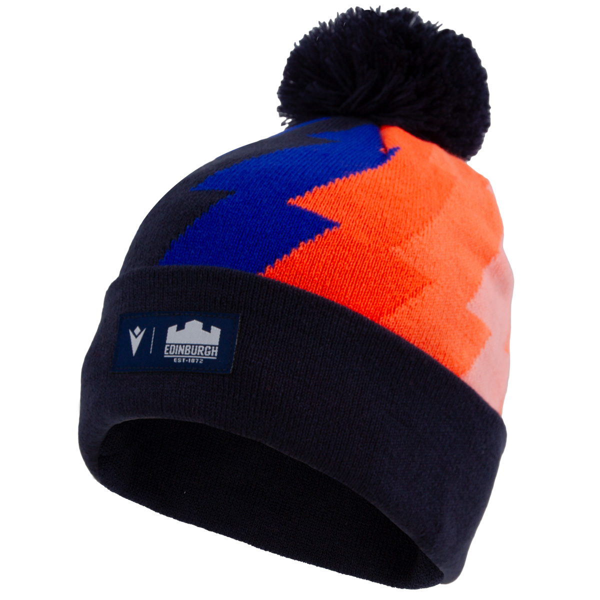 Edinburgh Pom Pom Beanie 25/26 Navy - Front