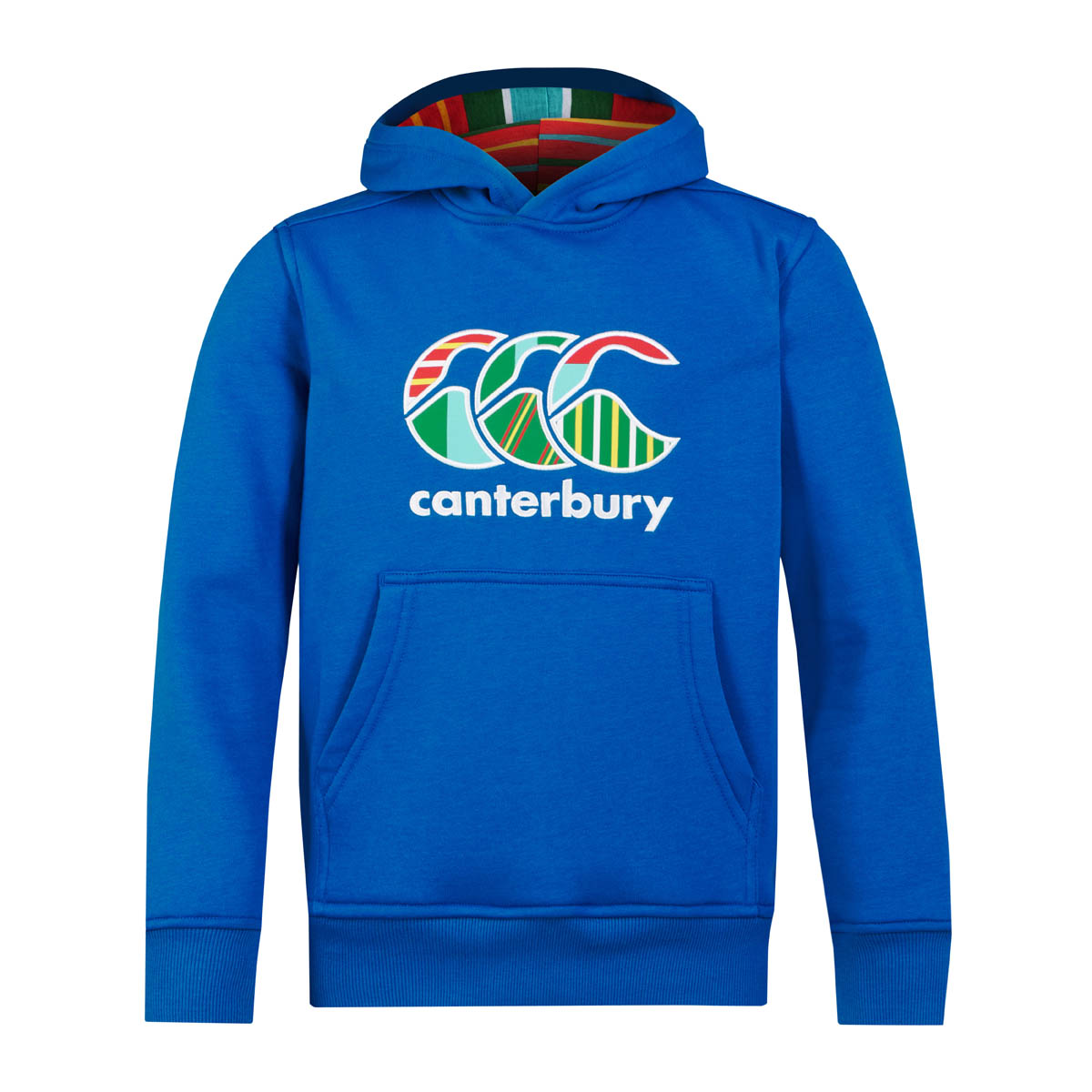 Canterbury Kids Uglies Hoodie Olympian Blue - Front Canterbury Kids Uglies Hoodie Olympian Blue - Front