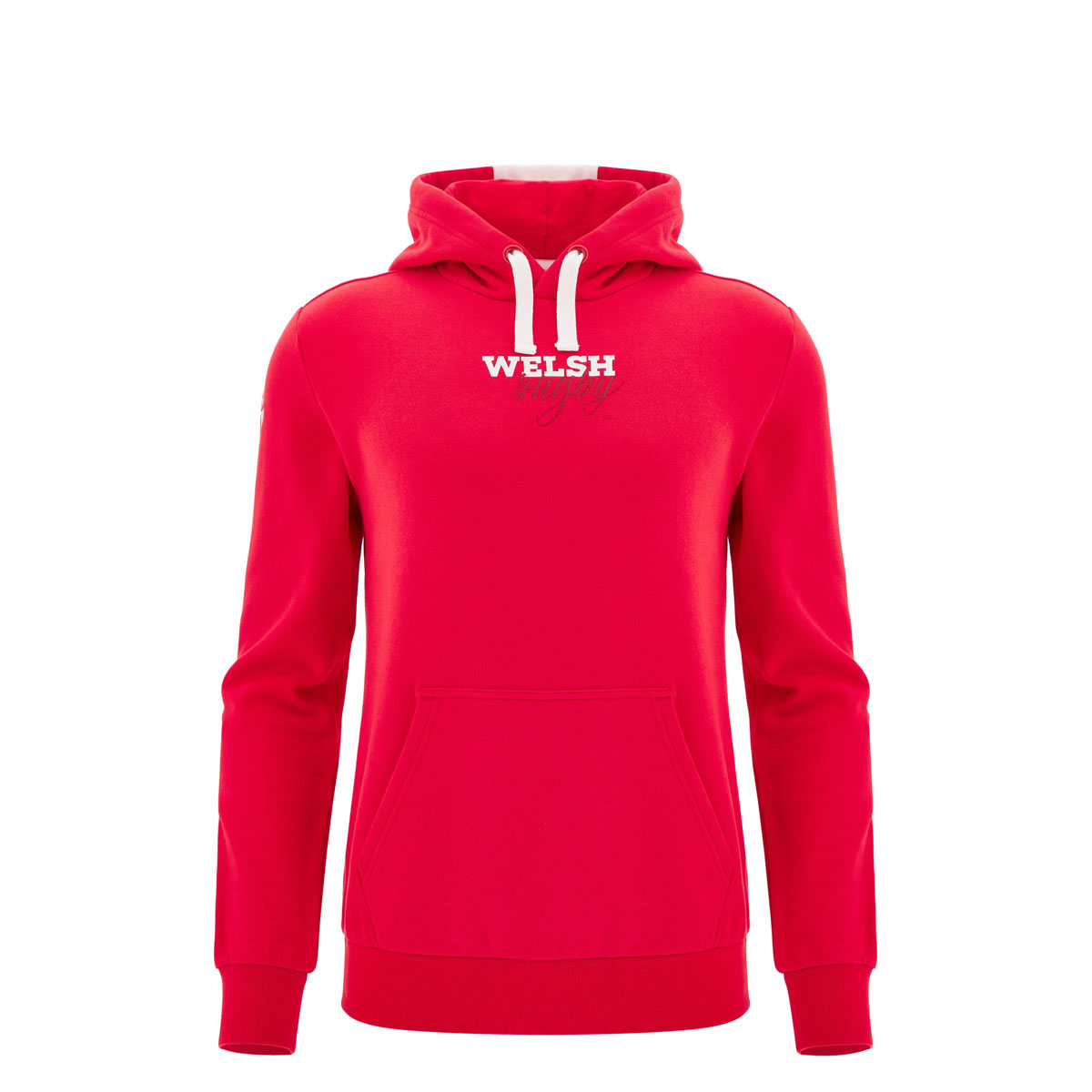 Wales Junior Fanline Hoodie 25/26 Red Front Shot