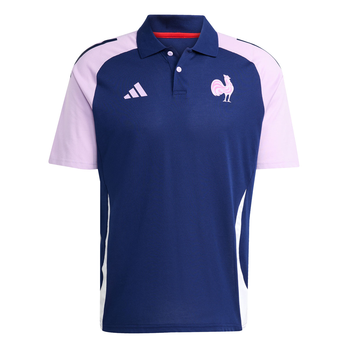 France Mens Training Polo 25/26 Blue - Front France Mens Training Polo 25/26 Blue - Front