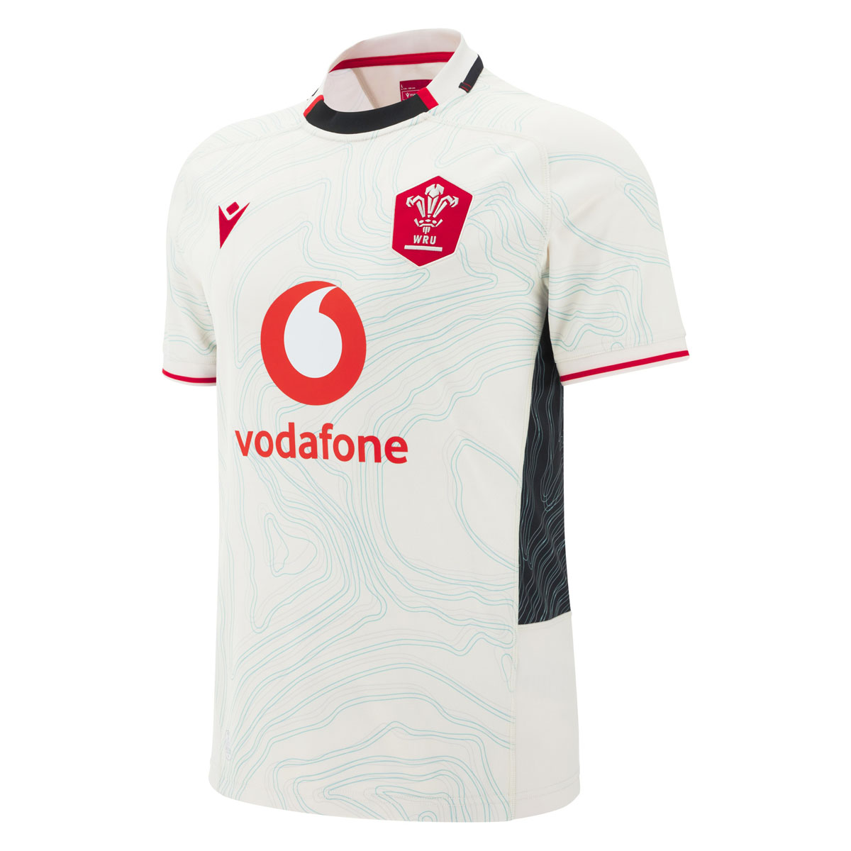 Wales Mens Away Rugby Shirt 25/26 White - Front