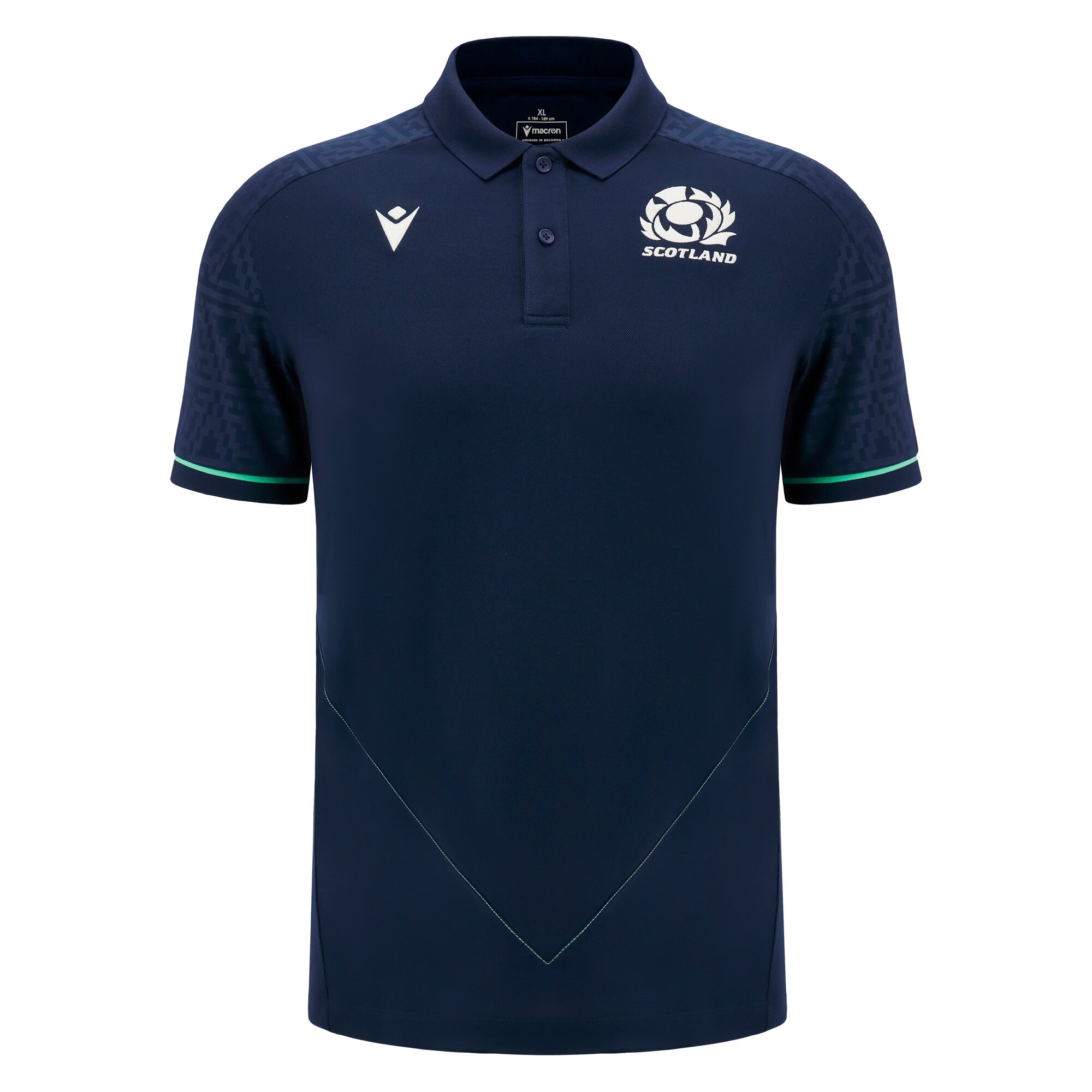 Scotland Mens Travel Polo T-Shirt - 2025 - Front Scotland Mens Travel Polo T-Shirt - 2025 - Front