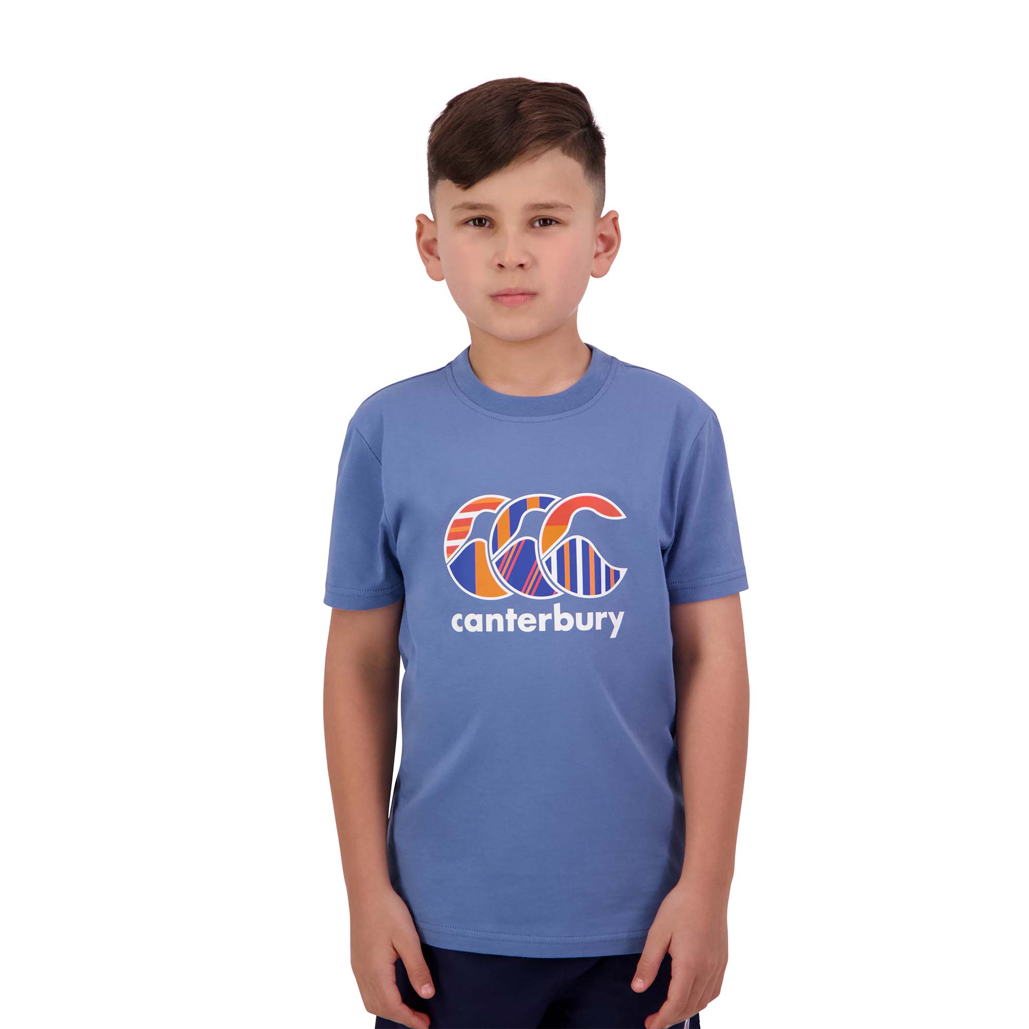 Canterbury Kids Uglies T-Shirt - Blue Front Canterbury Kids Uglies T-Shirt - Blue Front