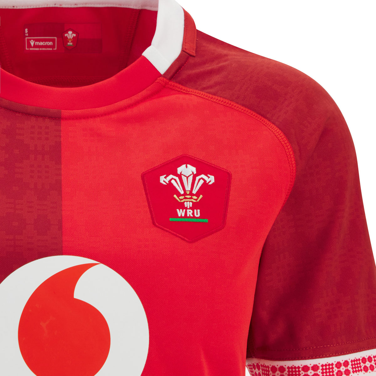 Wales Womens Home Rugby Shirt 25/26 Red - WRU Logo