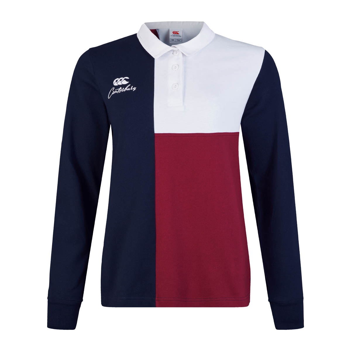 Canterbury Womens Harlequin Webber Rugby Shirt Multi Colour - Front Canterbury Womens Harlequin Webber Rugby Shirt Multi Colour - Front
