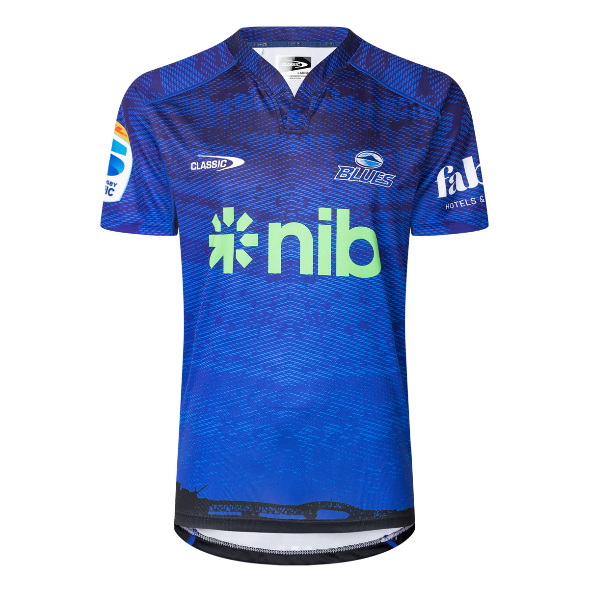 Blues Mens Home Rugby Shirt Navy 2025 - Front Blues Mens Home Rugby Shirt Navy 2025 - Front