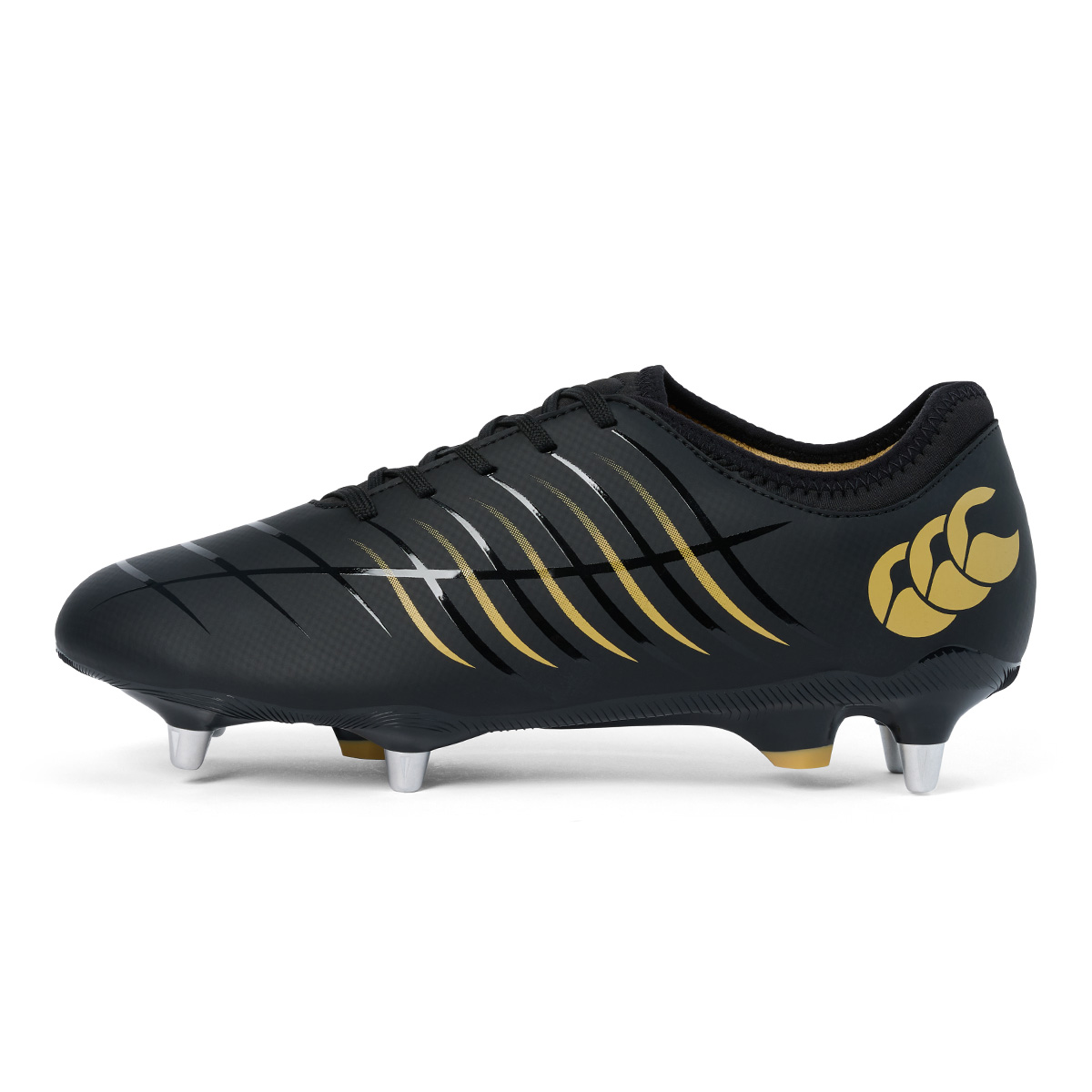 Canterbury Adults Phoenix 2.0 Team Soft Ground Rugby Boots Black - Outstep Canterbury Adults Phoenix 2.0 Team Soft Ground Rugby Boots Black - Outstep