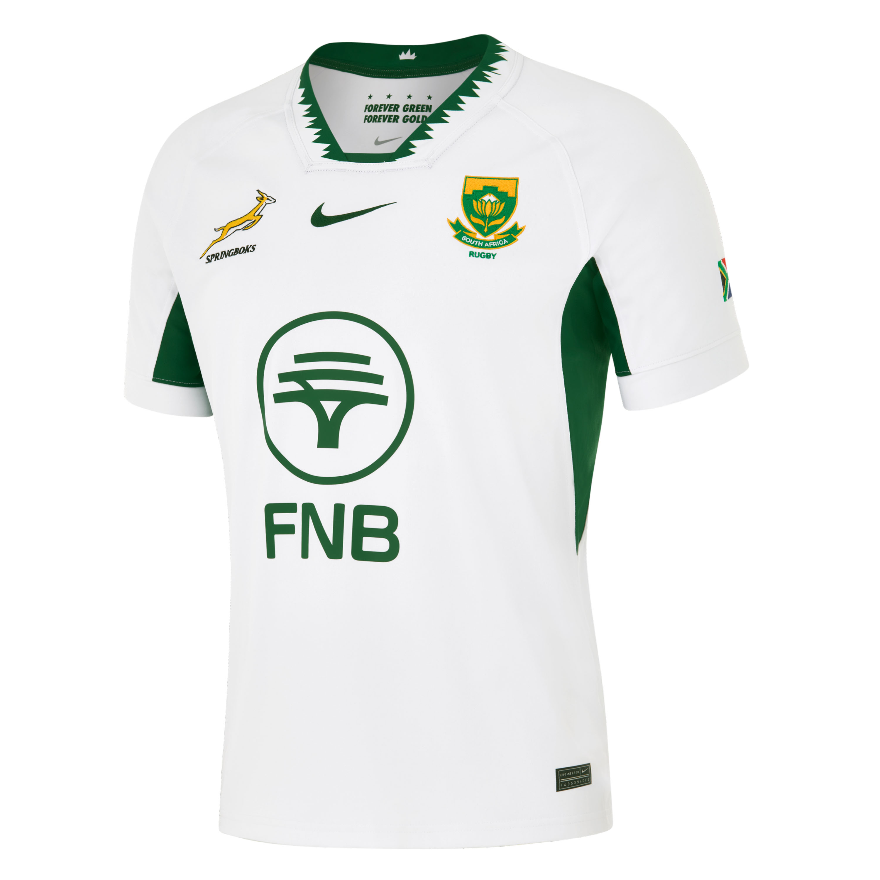 South Africa Springboks Mens Stadium Jersey Away 25/26 - Front South Africa Springboks Mens Stadium Jersey Away 25/26 - Front