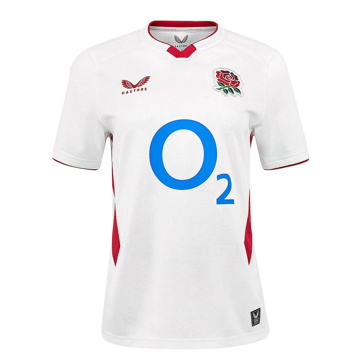 England Womens Home Rugby Shirt 25-26 - Front England Womens Home Rugby Shirt 25-26 - Front