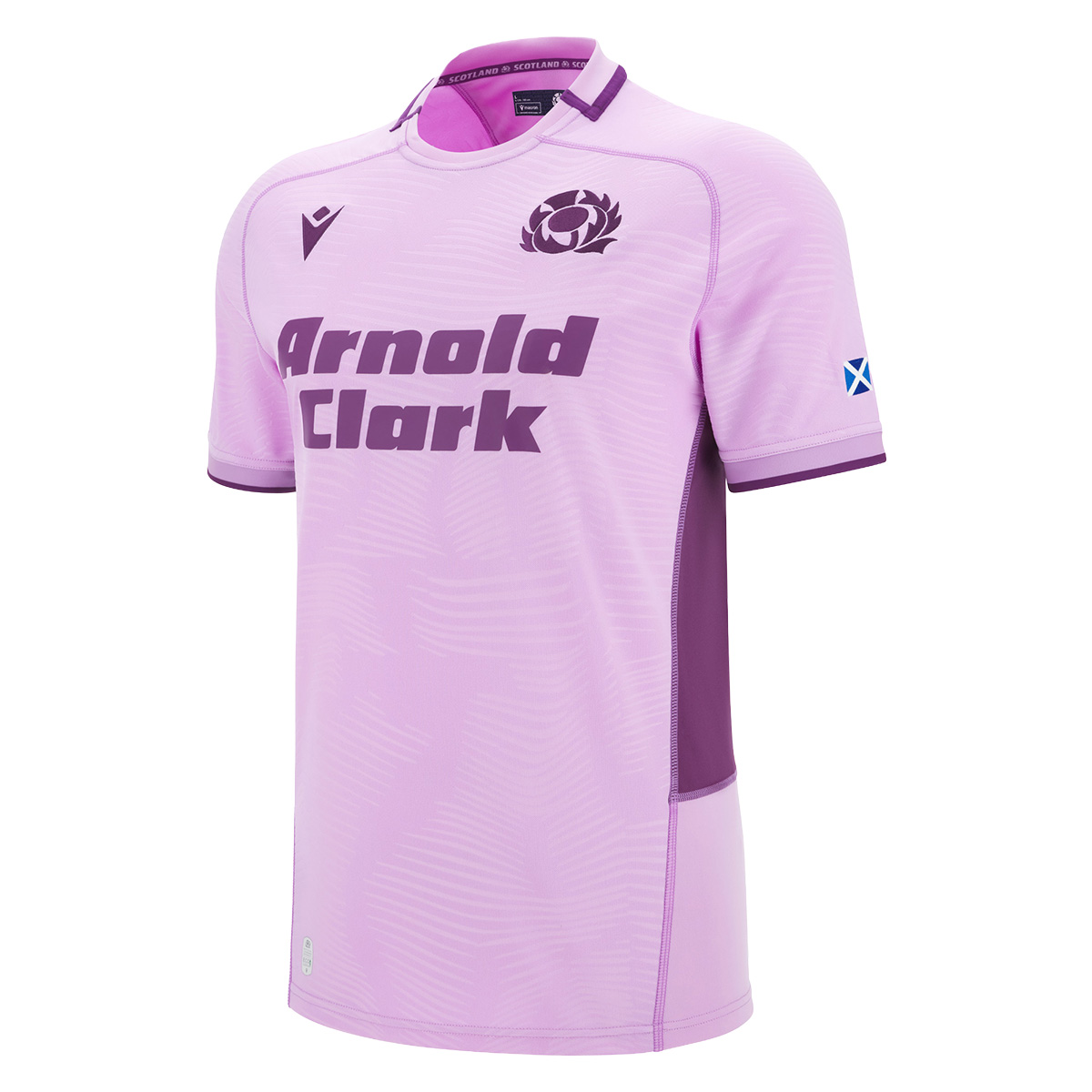 Scotland Mens Away Rugby Shirt 25/26 Purple - Front Scotland Mens Away Rugby Shirt 25/26 Purple - Front