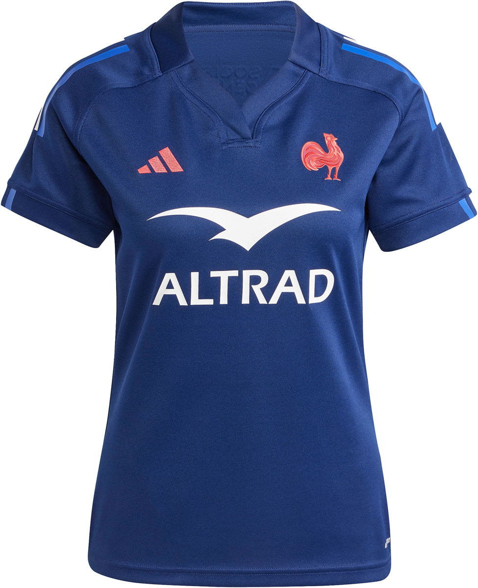 France adidas Womens Home Jersey - Dark Blue 2024 - Front France adidas Womens Home Jersey - Dark Blue 2024 - Front