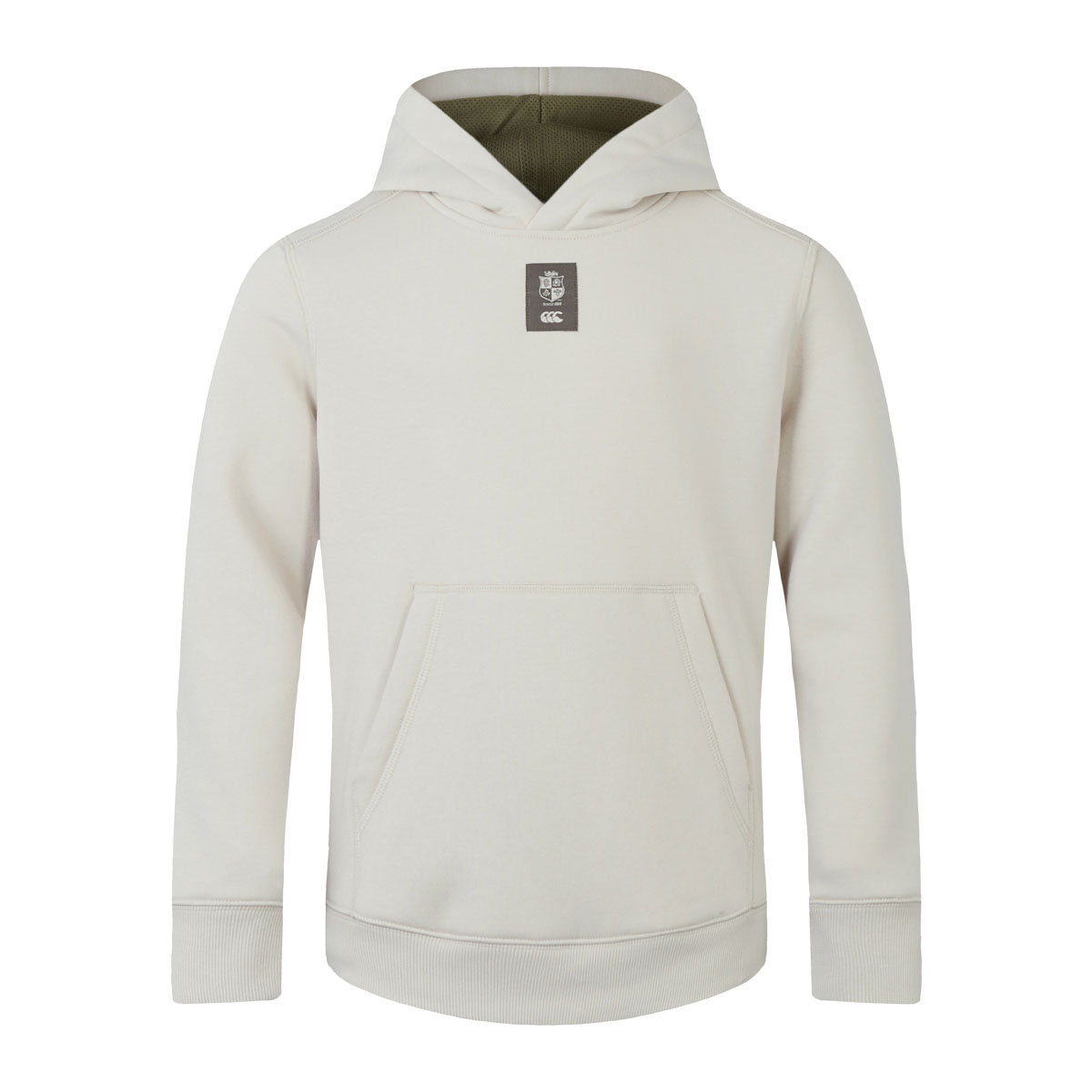 British and Irish Lions Outback Junior Fleece Hoodie Natural - Front British and Irish Lions Outback Junior Fleece Hoodie Natural - Front