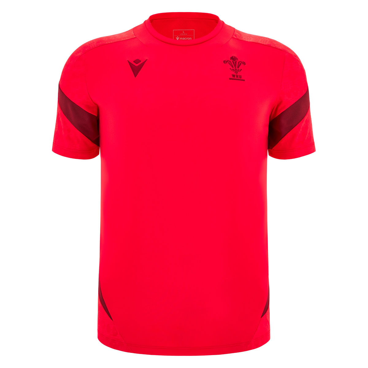 Wales Mens Training Rugby Shirt 25/26 Red - Front