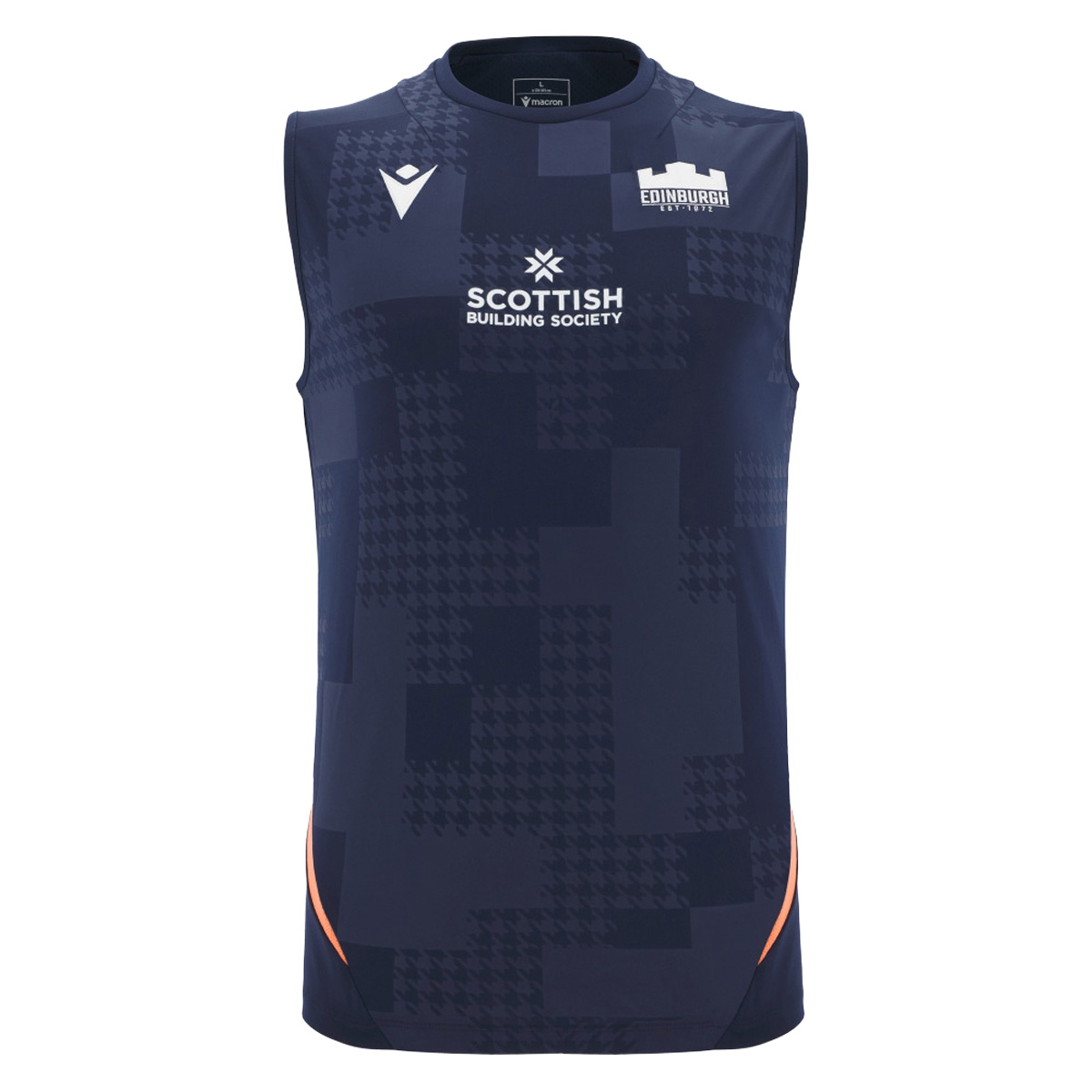 Edinburgh Mens Training Vest 25/26 Navy - Front View