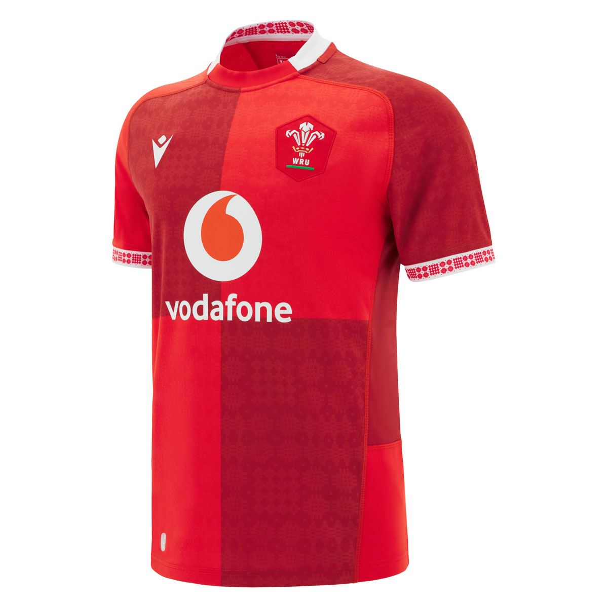 Wales Mens Home Rugby Shirt 25/26 Red - Front