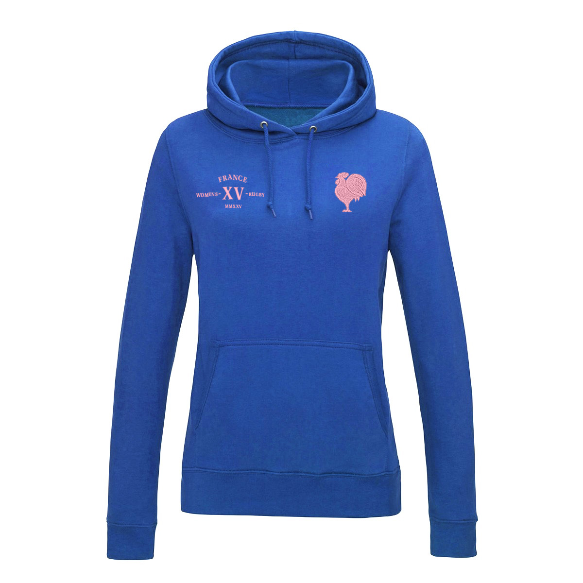 Womens World Cup France Womens Classic Hoodie Royal - Front Womens World Cup France Womens Classic Hoodie Royal - Front