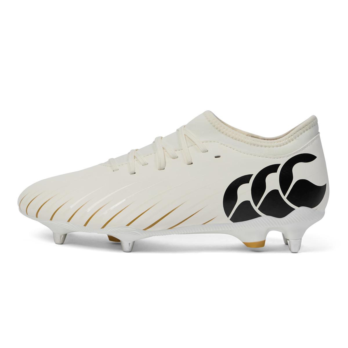 Canterbury Adults Speed Falcon Team Soft Ground Rugby Boots White - Outstep Canterbury Adults Speed Falcon Team Soft Ground Rugby Boots White - Outstep